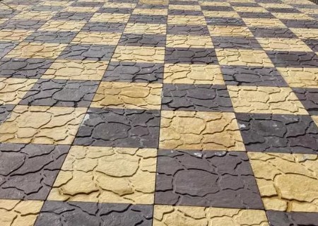 تصویر 4 از موزاییک پلیمری طرح سنگ برای فضای خارجی